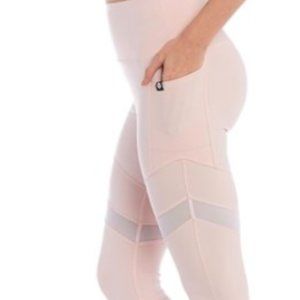 High line tech pocket Mesh Panel Leggings